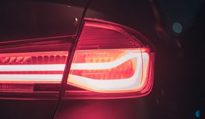 Preview wallpaper car, lantern, lights, red