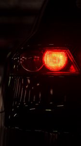 Preview wallpaper car, light, red, dark, backlight