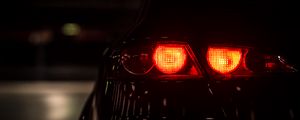 Preview wallpaper car, light, red, dark, backlight