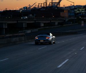 Preview wallpaper car, movement, road