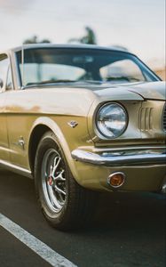 Preview wallpaper car, old, retro, vintage, brown