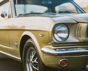 Preview wallpaper car, old, retro, vintage, brown