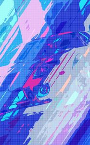 Preview wallpaper car, paint, art, colorful, spots