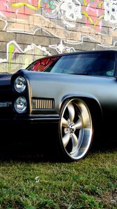 Preview wallpaper car, pontiac, muscle, black, tuning