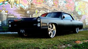Preview wallpaper car, pontiac, muscle, black, tuning