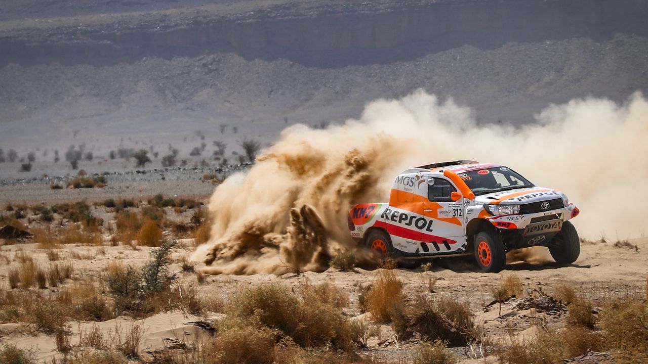 Wallpaper car, rally, race, desert, sand, drift