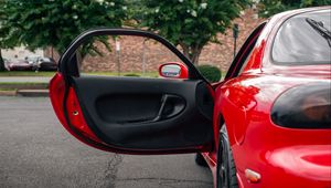 Preview wallpaper car, red, door