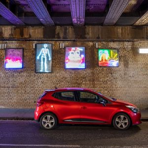 Preview wallpaper car, red, road