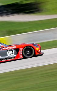 Preview wallpaper car, red, speed, race