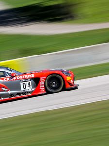 Preview wallpaper car, red, speed, race