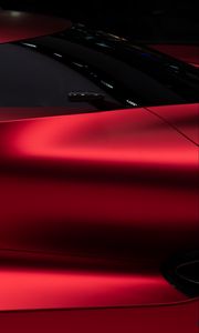 Preview wallpaper car, red, supercar, sportscar, form, design