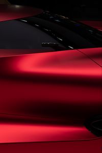 Preview wallpaper car, red, supercar, sportscar, form, design