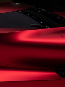 Preview wallpaper car, red, supercar, sportscar, form, design