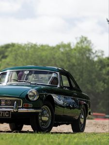 Preview wallpaper car, retro, green