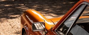 Preview wallpaper car, retro, vintage, orange