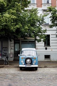 Preview wallpaper car, retro, vintage, blue