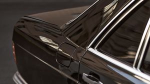 Preview wallpaper car, retro, wheel, black