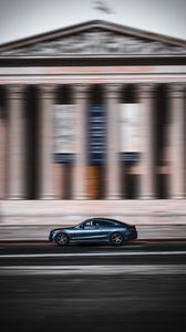 Preview wallpaper car, road, speed, movement, blur