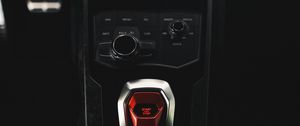 Preview wallpaper car, salon, control panel, buttons, dark