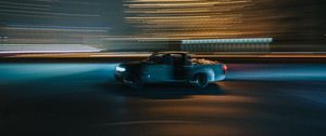 Preview wallpaper car, speed, motion, blur, long exposure
