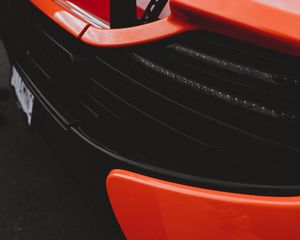 Preview wallpaper car, spoiler, rear view, red