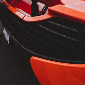 Preview wallpaper car, spoiler, rear view, red