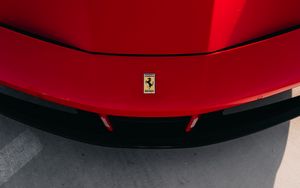 Preview wallpaper car, sports car, aerial view, red
