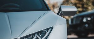 Preview wallpaper car, sports car, gray, front view