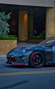 Preview wallpaper car, sports car, gray, wheel, side view