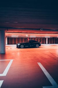 Preview wallpaper car, sports car, parking, black