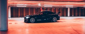 Preview wallpaper car, sports car, parking, black