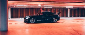 Preview wallpaper car, sports car, parking, black