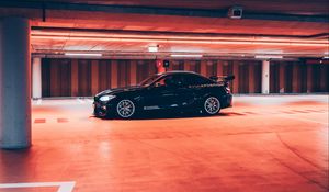 Preview wallpaper car, sports car, parking, black