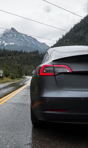 Preview wallpaper car, sports car, rear view, headlight