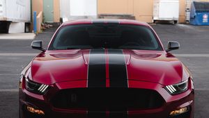 Preview wallpaper car, sports car, red, lights