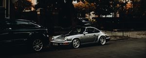 Preview wallpaper car, sports car, retro, road, street