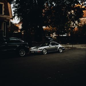 Preview wallpaper car, sports car, retro, road, street