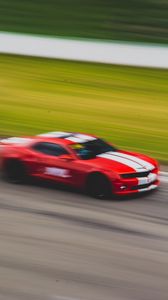 Preview wallpaper car, sports car, speed, movement, motion blur