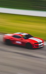 Preview wallpaper car, sports car, speed, movement, motion blur