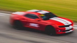 Preview wallpaper car, sports car, speed, movement, motion blur