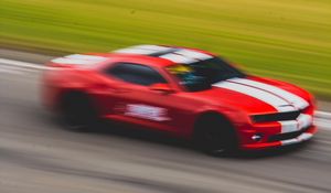 Preview wallpaper car, sports car, speed, movement, motion blur