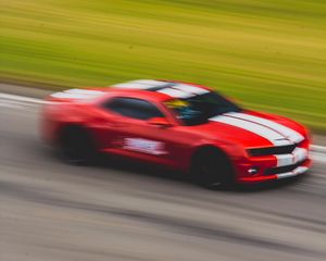 Preview wallpaper car, sports car, speed, movement, motion blur