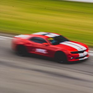 Preview wallpaper car, sports car, speed, movement, motion blur