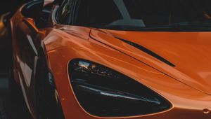 Preview wallpaper car, sports car, supercar, orange