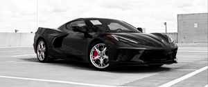 Preview wallpaper car, sports car, supercar, black, side view