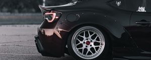 Preview wallpaper car, sports car, wheel, tuning, side view