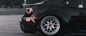 Preview wallpaper car, sports car, wheel, tuning, side view