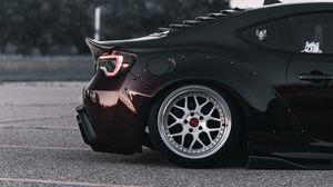 Preview wallpaper car, sports car, wheel, tuning, side view