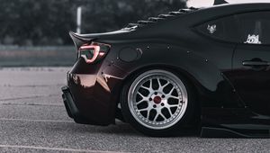Preview wallpaper car, sports car, wheel, tuning, side view