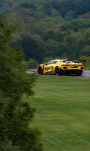 Preview wallpaper car, sports car, yellow, tuning, speed